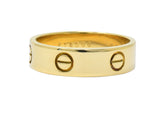 Cartier Men's 18 Karat Gold Love Collection Band Ring Wilson's Estate Jewelry