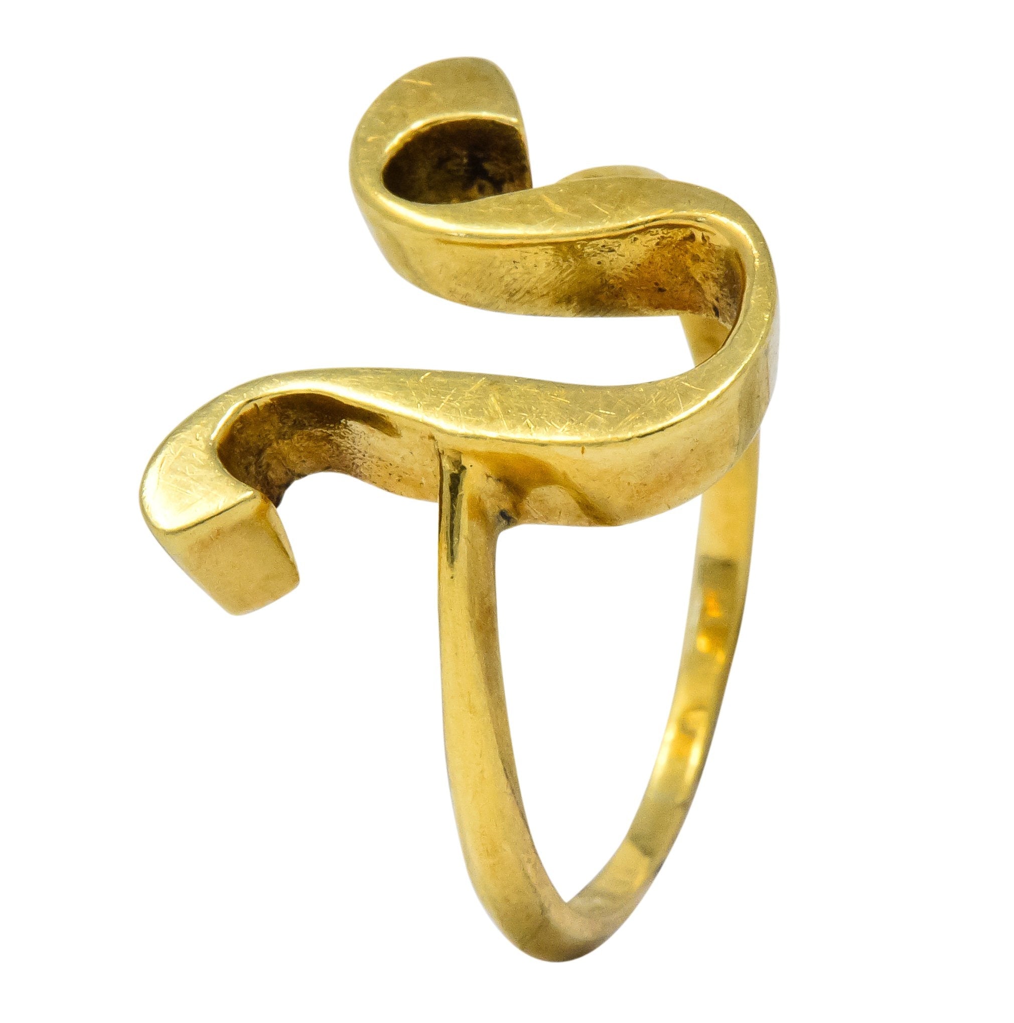 Cartier Vintage 18 Karat Gold Leo Zodiac Ring - Wilson's Estate Jewelry