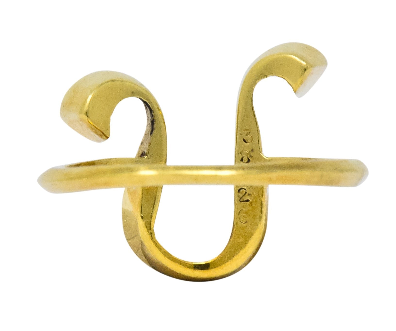 Cartier Vintage 18 Karat Gold Leo Zodiac Ring - Wilson's Estate Jewelry