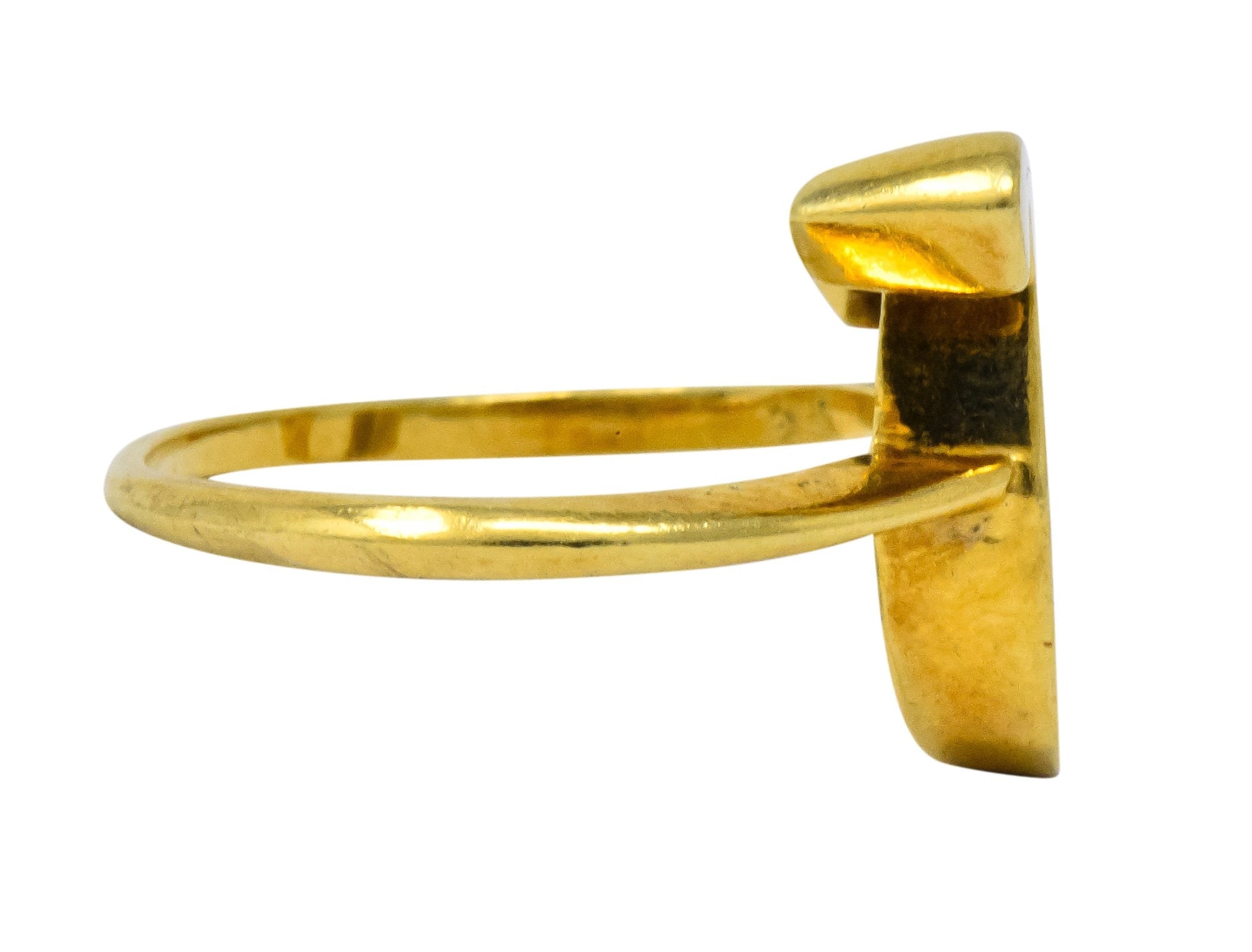 Cartier Vintage 18 Karat Gold Leo Zodiac Ring - Wilson's Estate Jewelry