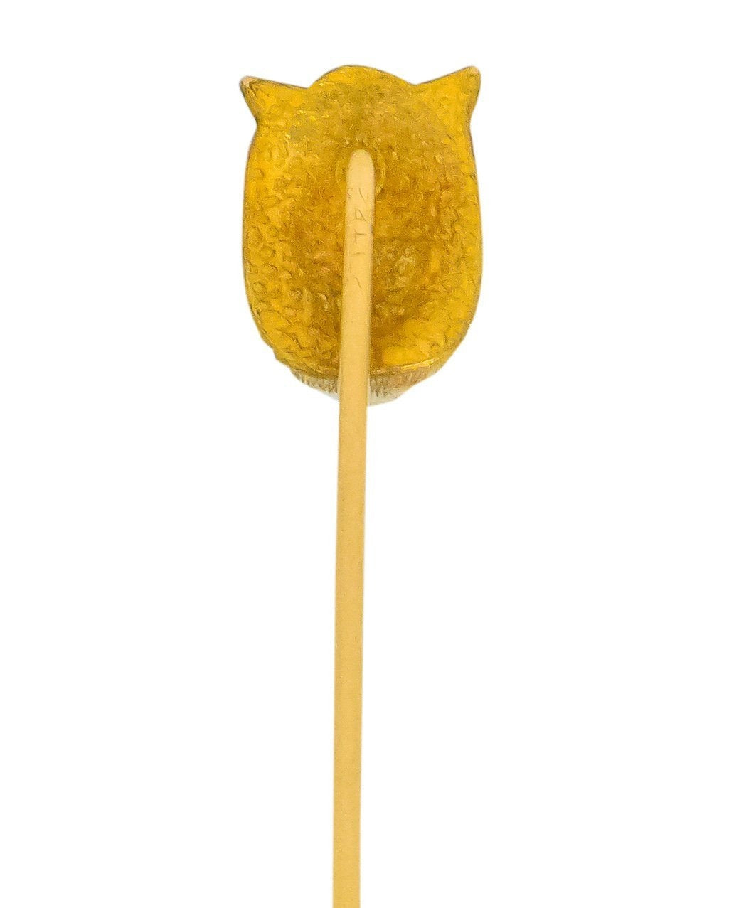 Edwardian Diamond 14 Karat Yellow Gold Boar Stickpin - Wilson's Estate Jewelry