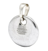 Elsa Peretti Tiffany & Co. 1.00 CTW Diamond Platinum Circle Disk Pendant Charm - Wilson's Estate Jewelry