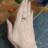 1930's Traub 1.02 CTW Diamond Platinum Orange Blossom Engagement Ring