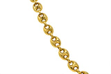 Fancy Vintage 18 Karat Gold 25 Inch Mariner Link Necklace - Wilson's Estate Jewelry