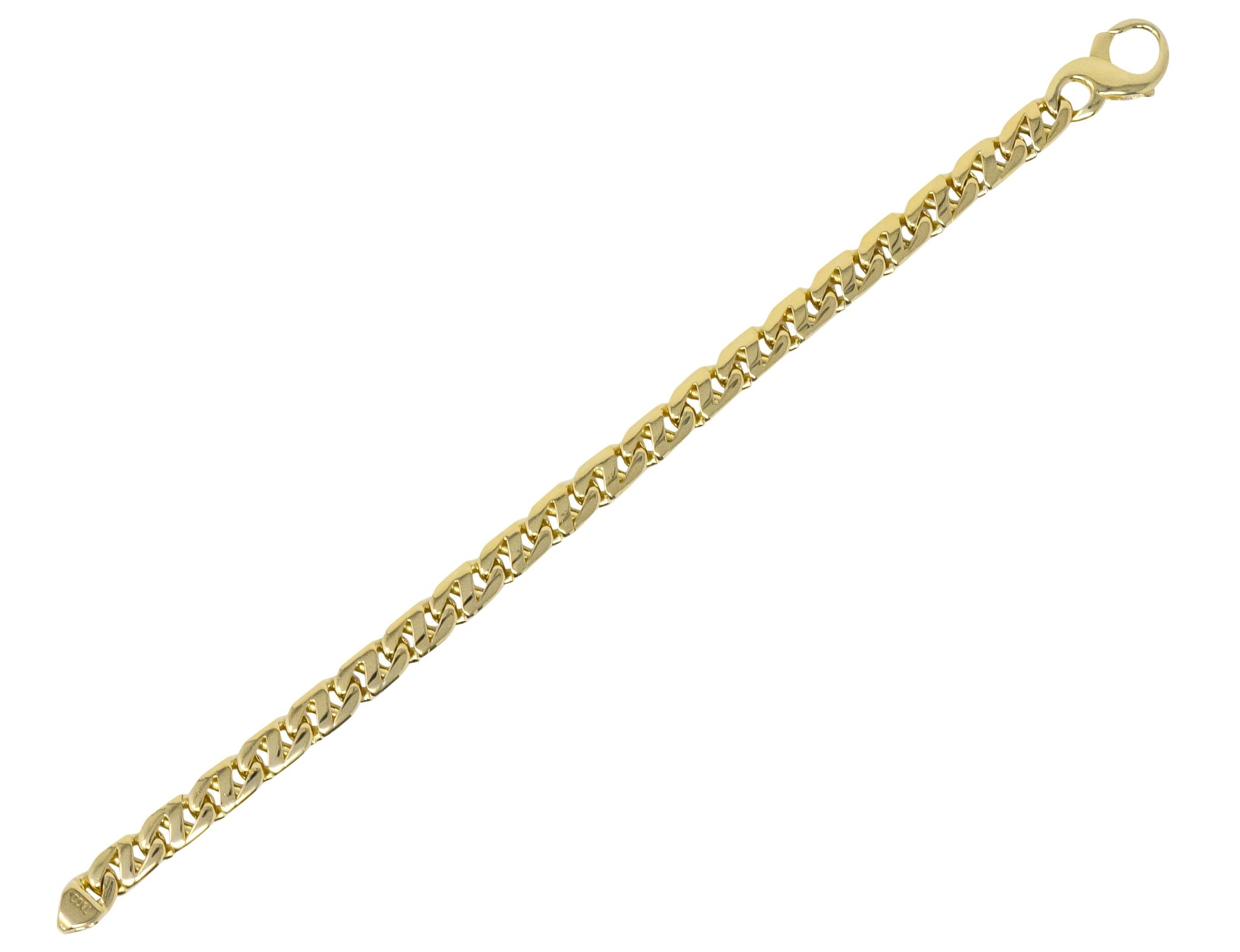 Tiffany & Co. 18 Karat Gold Italian Mariner Unisex Link Bracelet - Wilson's Estate Jewelry