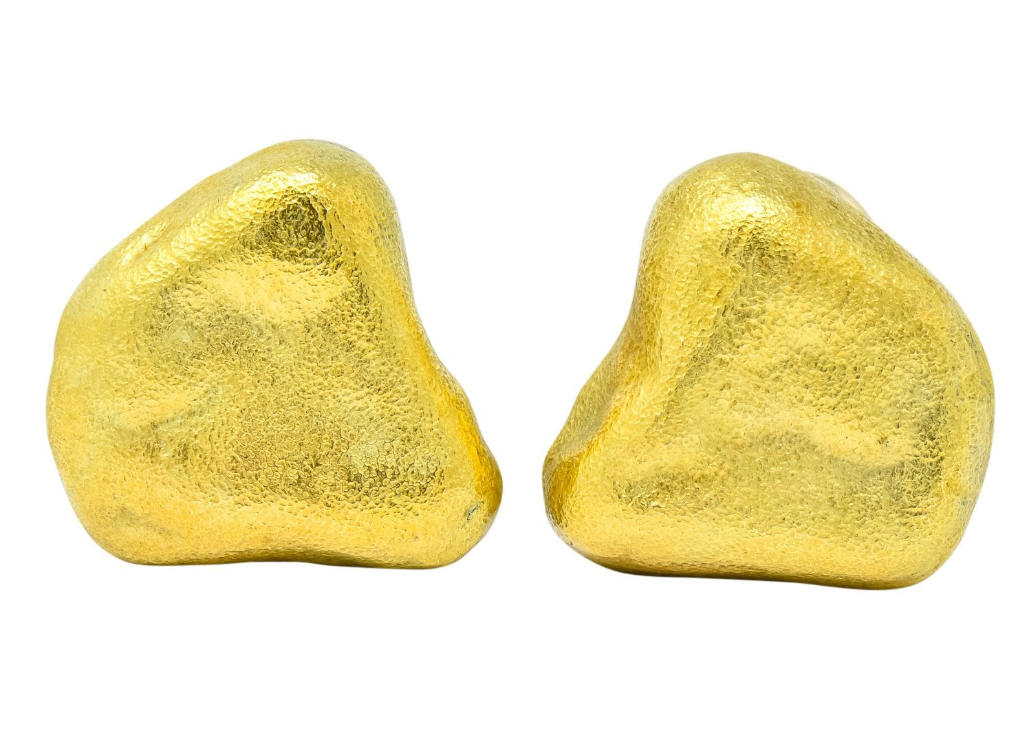 Tiffany & Co. 18 Karat Yellow Gold Contemporary Ear-Clip Earrings - Wilson's Estate Jewelry