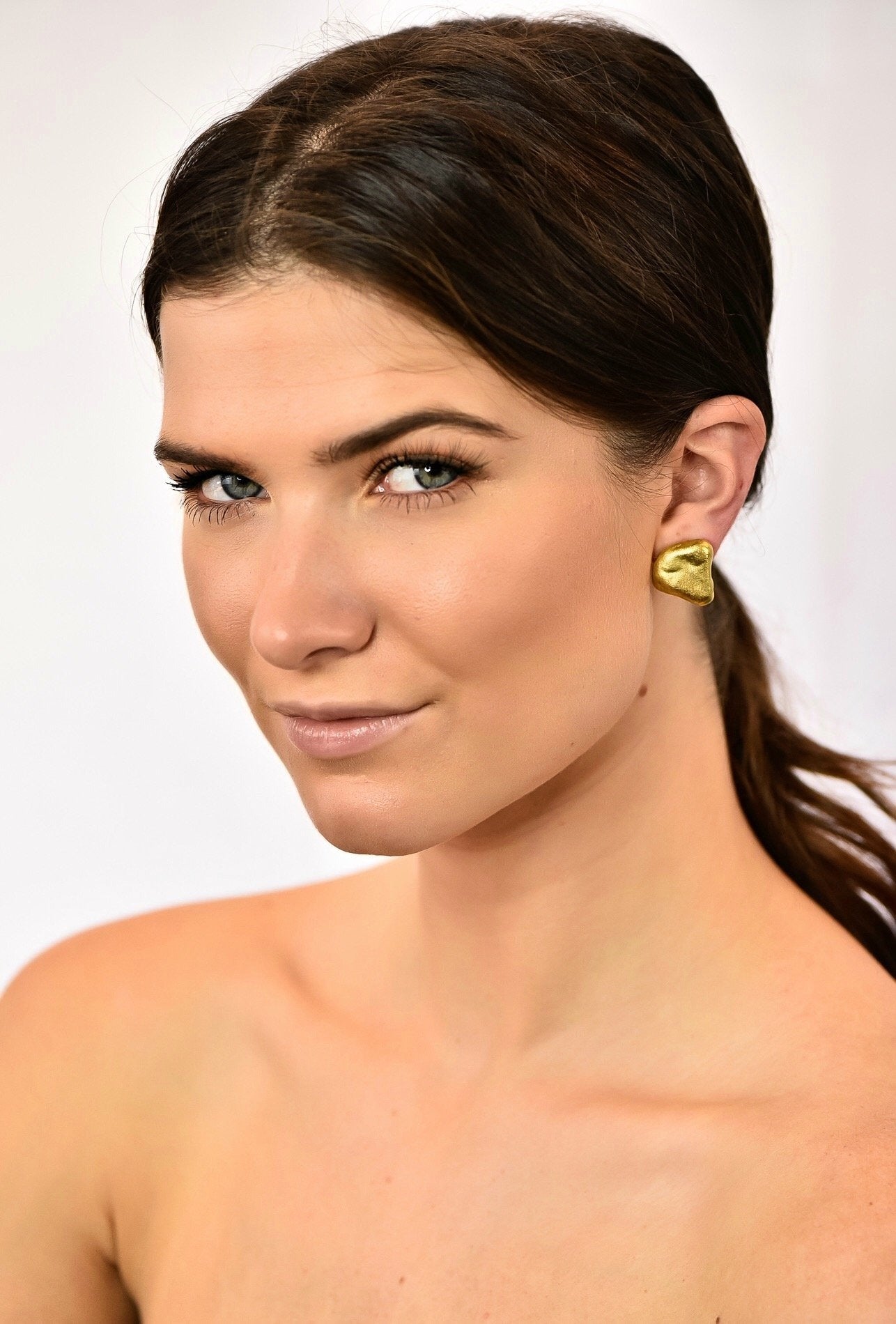 Tiffany & Co. 18 Karat Yellow Gold Contemporary Ear-Clip Earrings - Wilson's Estate Jewelry