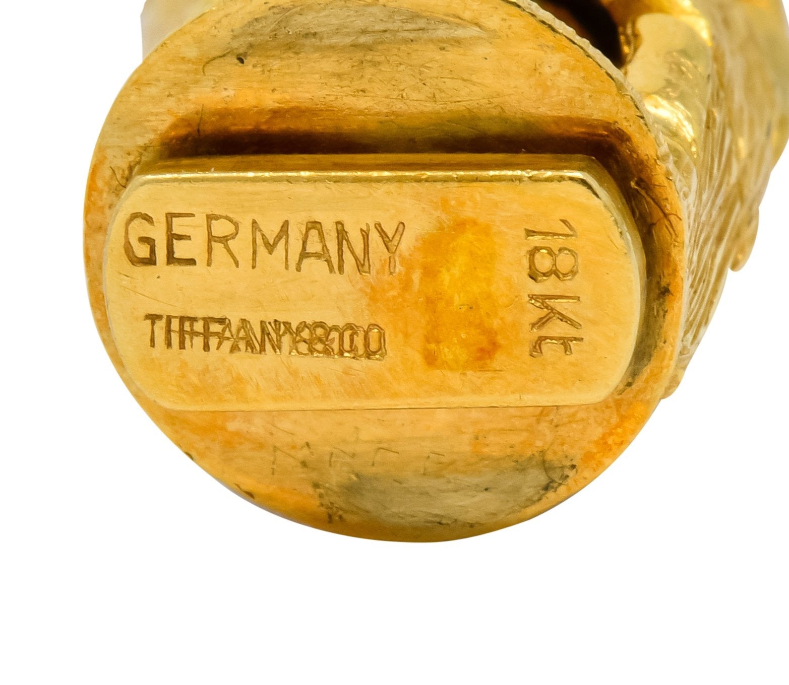 Tiffany & Co. 1960's Vintage 18 Karat Gold Barrel Link Bracelet - Wilson's Estate Jewelry