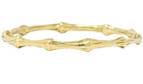 Tiffany & Co. 1996 18 Karat Yellow Gold Bamboo Bangle Bracelet - Wilson's Estate Jewelry