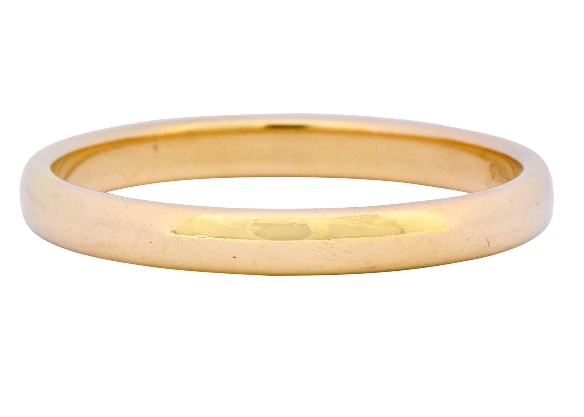 Tiffany & Co. 1999 Modern 18 Karat Gold Wedding Unisex Band Ring - Wilson's Estate Jewelry