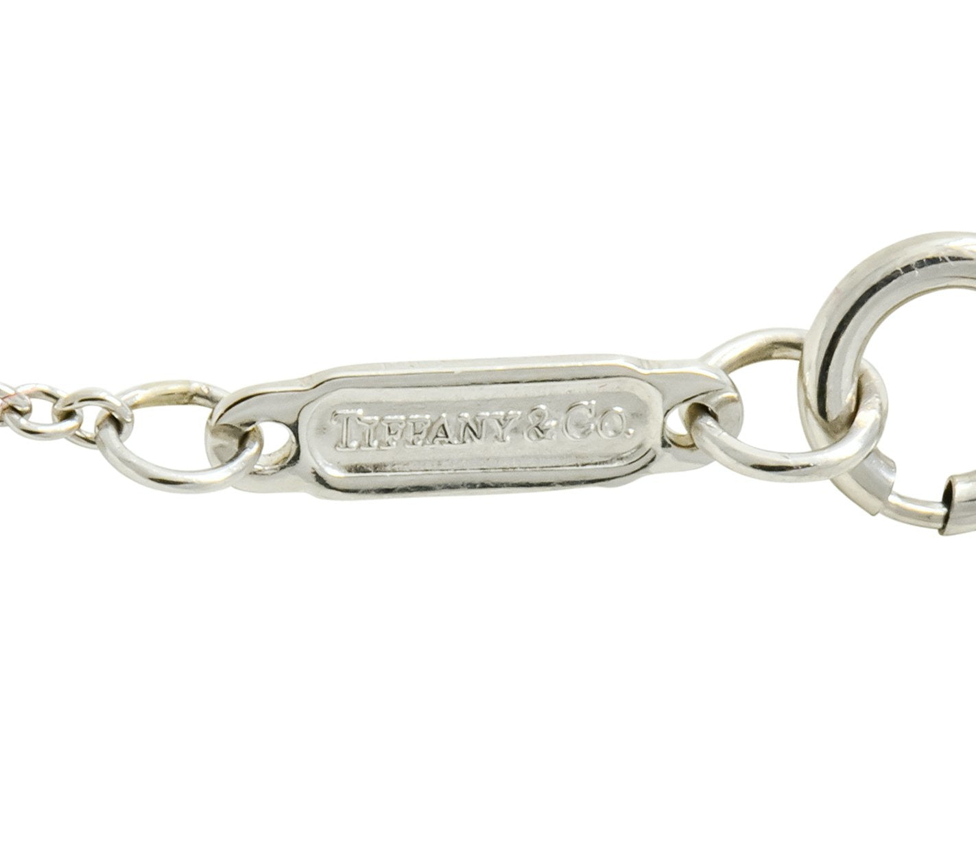 Tiffany & Co. Contemporary 0.95 CTW Sapphire Platinum Star Drop Necklace - Wilson's Estate Jewelry