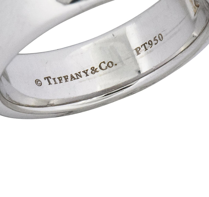 Tiffany & Co. Lucida Diamond Platinum Unisex Band Ring - Wilson's Estate Jewelry