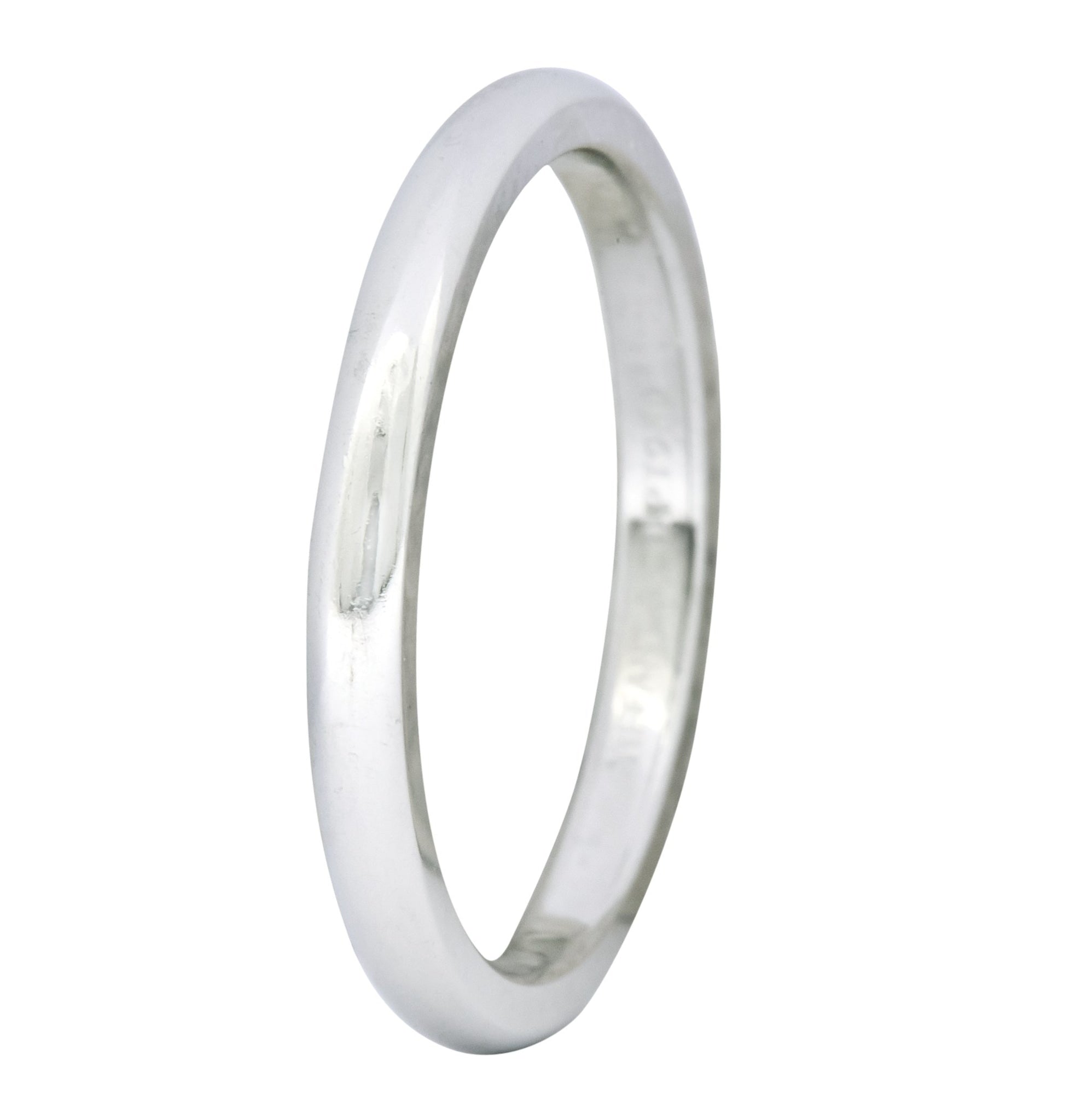 Tiffany & Co. Platinum Stacking Unisex Band Ring - Wilson's Estate Jewelry