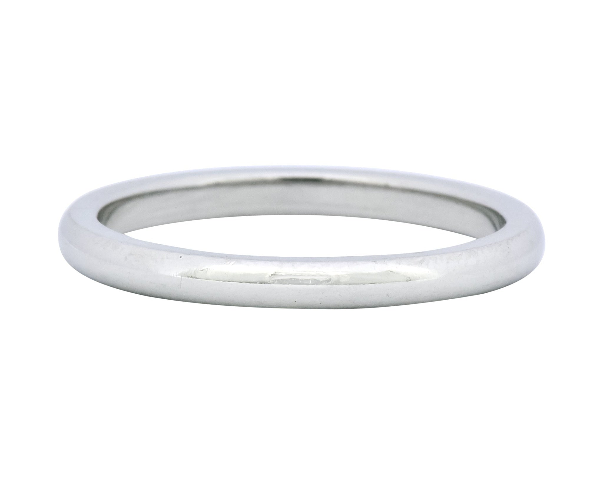 Tiffany & Co. Platinum Stacking Unisex Band Ring - Wilson's Estate Jewelry