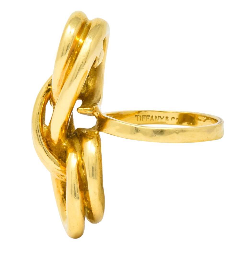 Tiffany & Co. Vintage 18 Karat Yellow Gold Twisted Ring - Wilson's Estate Jewelry