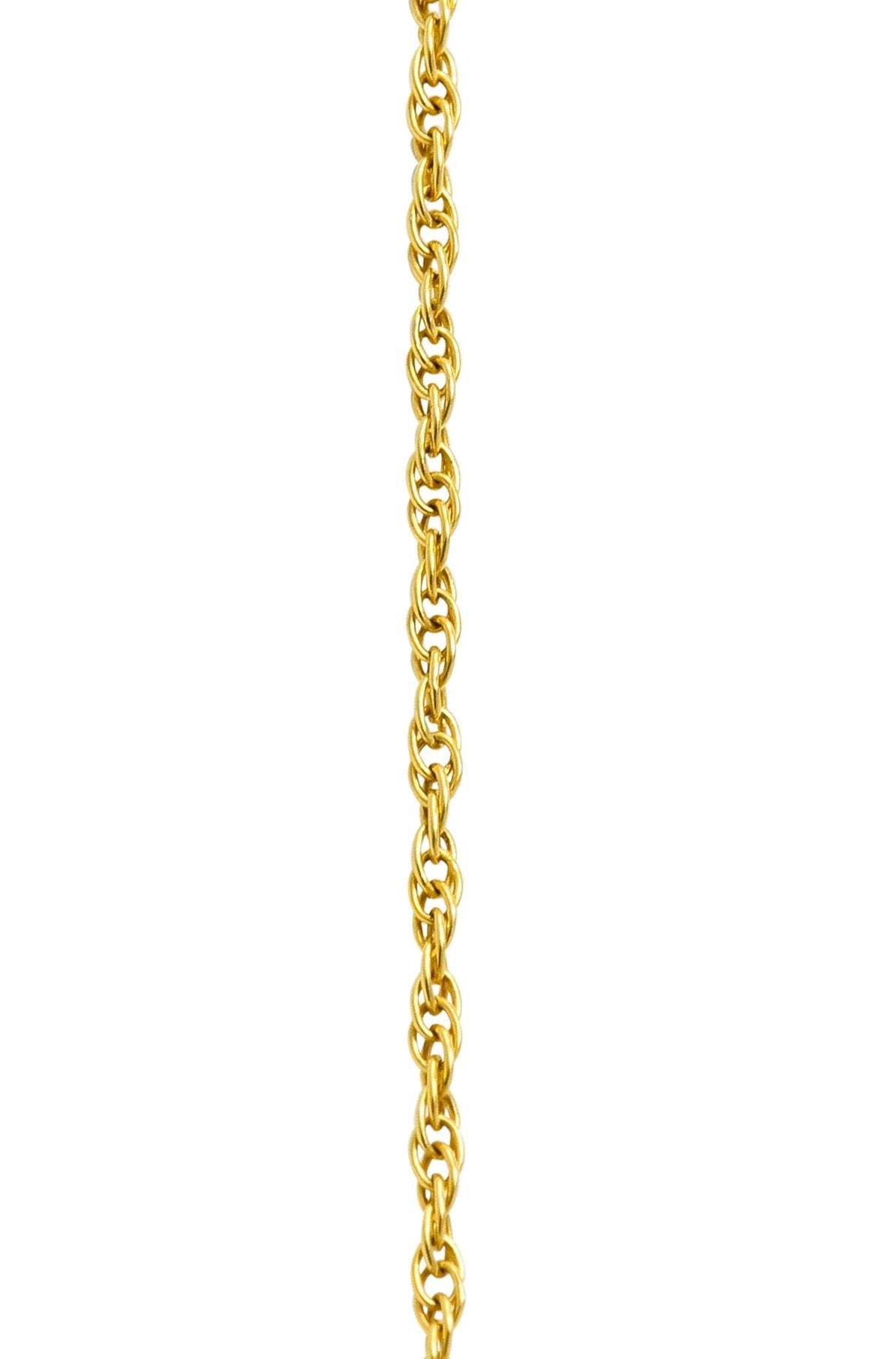 Victorian Amethyst 14 Karat Gold Acorn Pendant Necklace - Wilson's Estate Jewelry