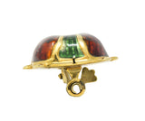 Whimsical Retro Enamel 18 Karat Gold Insect Ladybug Brooch Wilson's Estate Jewelry
